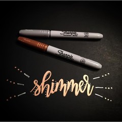Sharpie Metallic Permanent Markers | Fine Point for 1 Count (Pack of 1), Gold