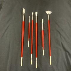 Winsor & Newton Six Acrylic & Oil Brushes University Series Unused!