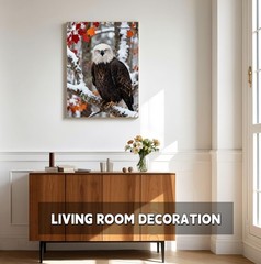 Eagle Paint By Numbers Kit For Adults DIY Wall Art Decoration 16×20 Inches