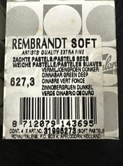 90’s Royal Talens Rembrandt Soft Pastels Extra Fine 626,5 Green RARE Old Stock
