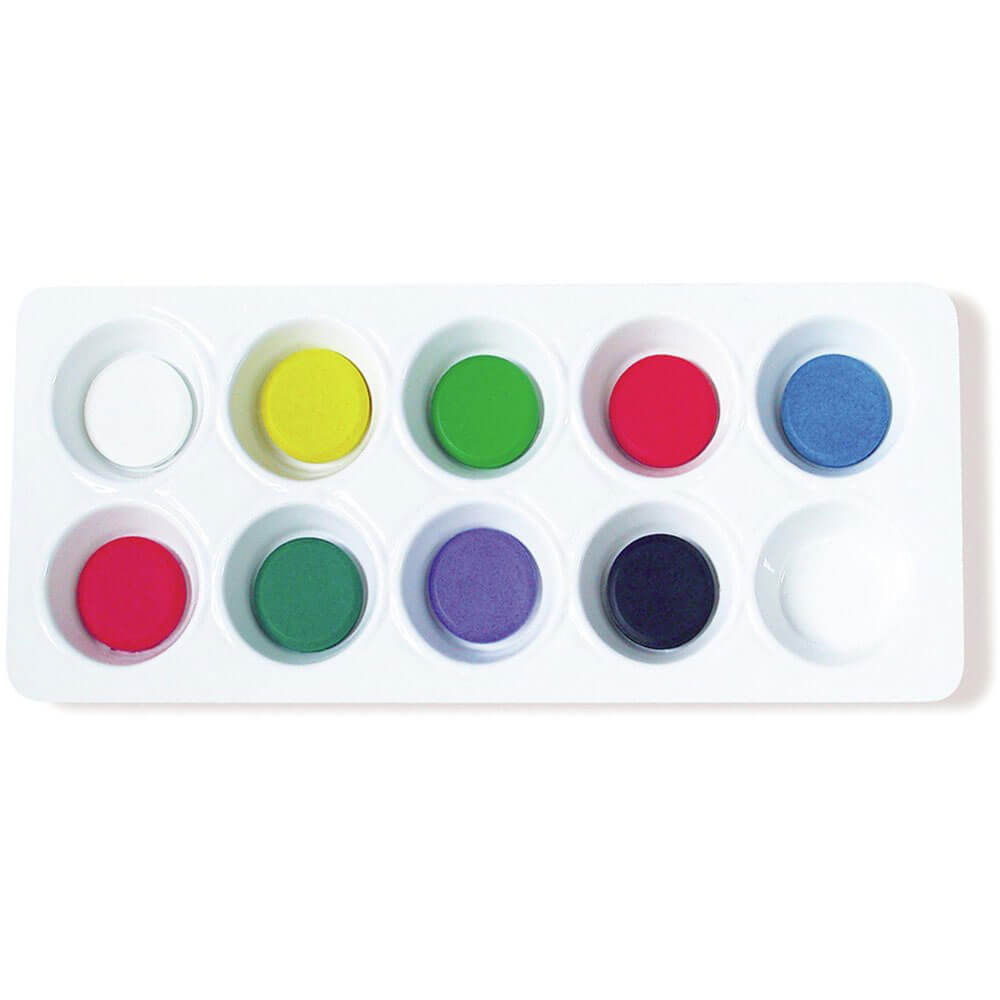 Educational Colours Tempodisc Palette 9 Colours Non Toxic Ages 3 Years and Up