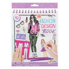 Grafix Fashion Design Book 36 Pages Stencil and Sticker