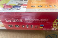 Speedball Deluxe Screen Printing Kit New Old Stock DIY Posters + T-Shirts