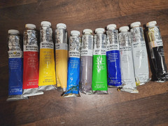 11 tubes WINSOR & NEWTON WINTON OIL COLOUR paint 200ml color NEW