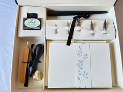 Calligraphy Set with Ink, Nibs, Wax Seal, and Stationery Kit