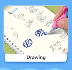 Magic Book for Kids, Age 2-6 Year Old Girls Boys Sank Magic Practice Copybook,