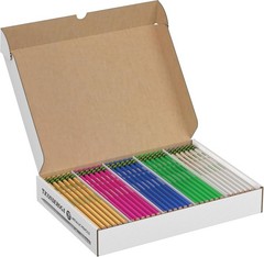 Artist’s Choice: 150 HB Soft Metal Colored Pencils, Pre-Sharpened Perfection