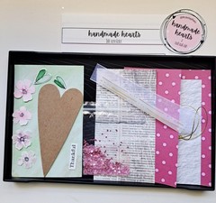 DIY Collage Hearts Snail Mail Club Kit for *JULY* Only. Stationery♡Paper Crafts♡