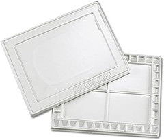 Watercolor Palette with Cover – 42 Wells and 4 Mixing Areas, 12″ X 16″ Lightweig