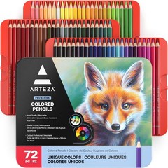 72-Color Wax-Based Colored Pencils Set for Artists
