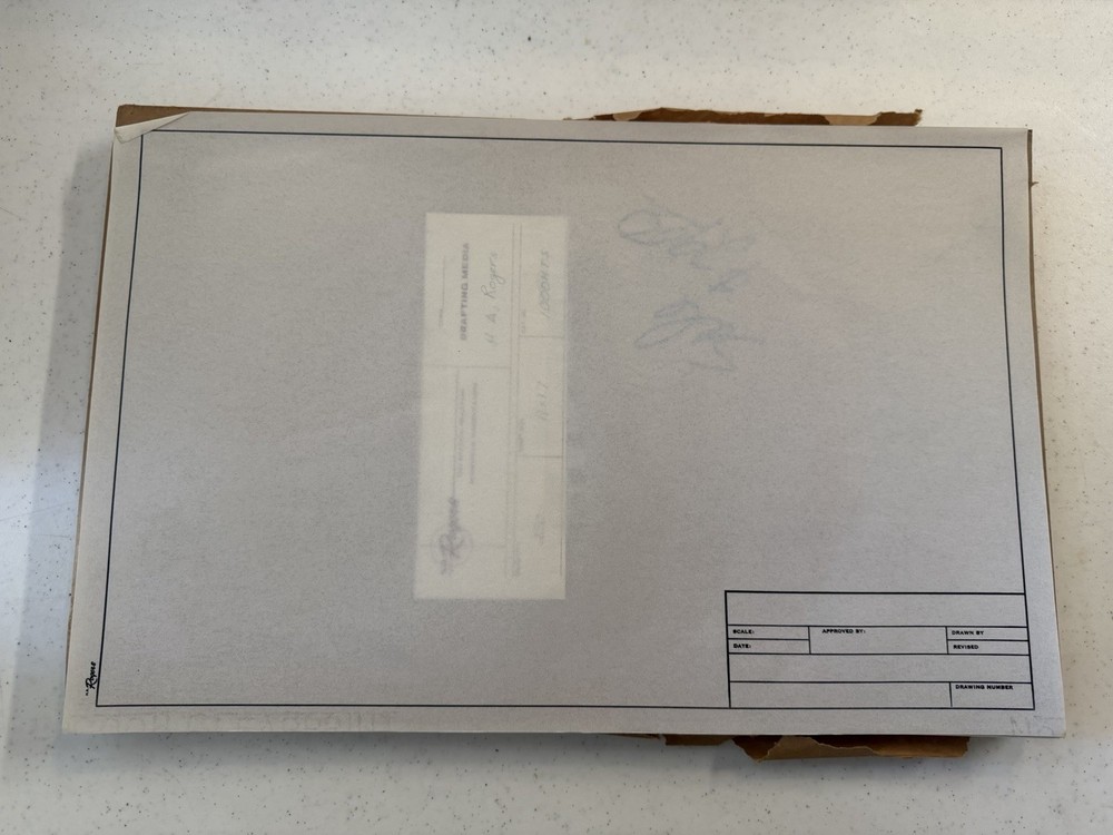 Architectural Vellum Drafting Paper – 11×17 HA Rogers 200+ Sheets