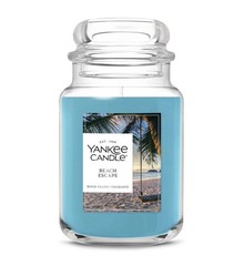 Yankee Candle Beach Escape Scented Candle, 22oz Large Jar 22 oz,