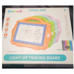 Light Up Drawing Colorful LED Tracing Board For 2 To 7 Year Old Boys & Girls