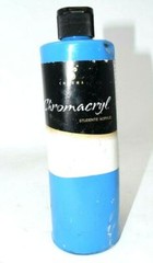 Chromacryl Premium Students Acrylic Paint, Pint, Cobalt Blue