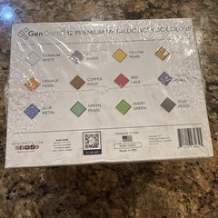 GenCrafts Metallic Acrylic Pouring Paint 12 Colors Pre-Mixed High Flow & Read…