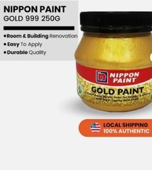 Color Paint Acrylic Nippon Paint Interior Exterior Gold Paint 250g x 2