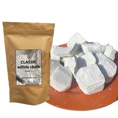 Classic Natural Edible Chalk Organic Crunchy White Chunks for