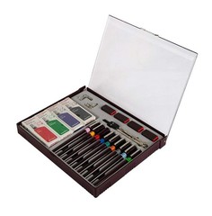 Isomars Fineliner Waterproof Drawing Ink Technical Pens Stands Art Pen Set Of 9