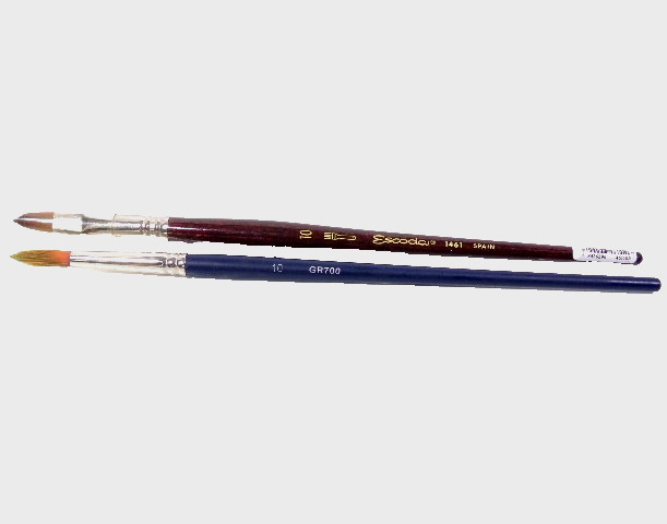 Set of 2 Brushes #10- Escoda 1461 and GR700
