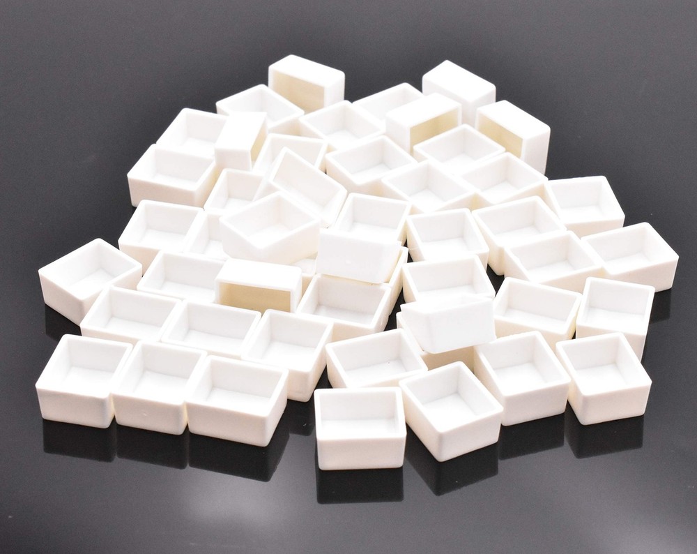 50PCS Half Pans Empty Watercolor Paint Pans