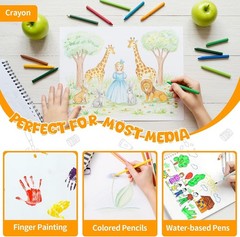 Creative Drawing Pad for Kids 6 Inch x 9 Inch Ideal for Classroom and Travel
