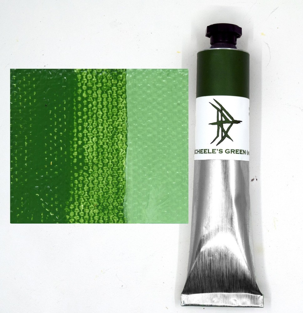 Scheele’s Green (hue) – Handmade Oil Paint – 40ml