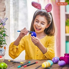 Shuttle Art 60 Colors Dual Tip Acrylic Paint Markers Brush Tip and Fine Tip A…