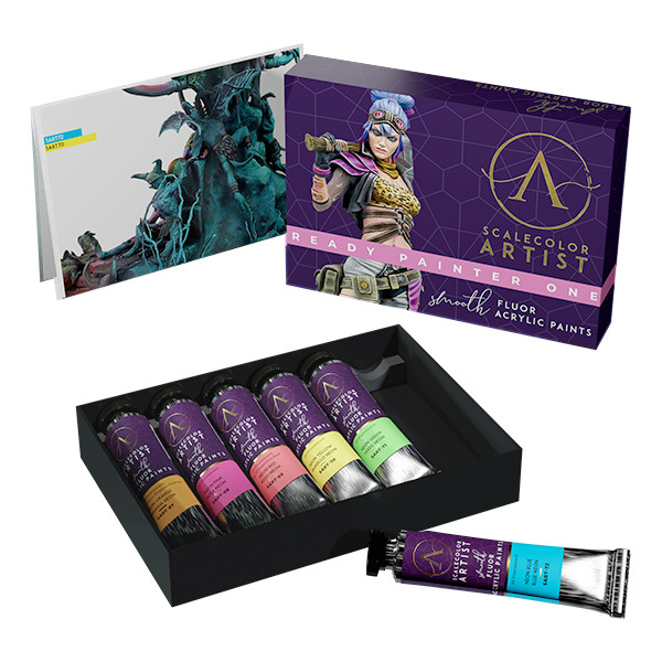 Scale75 SSAR-013 Ready Painter One Acrylic Paint Set – Creamy High Coverage Inks