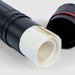 Telescoping Poster Tube Extendable For Artwork Documents Maps Holder