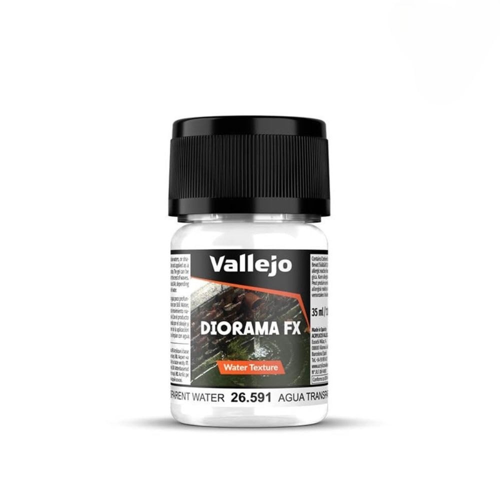 Vallejo – Diorama FX Water Textures | Transparent Water 35 ml (1.18 fl.oz.)