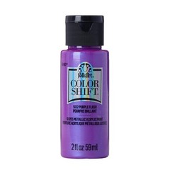 Color Shift Acrylic Paint Assorted Colors 2 Ounce Purple Flash