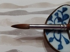 Yarka Kolinsky Sable Artist Brush Set Of 4 – Round 4, 5 Filbert 6, Size 1 Liner
