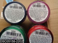 QTY=1400ml (28 x 50ml) Mixed Lot of Cosmic Shimmer Metallic Gliding Polish