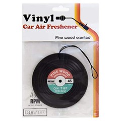 Gift Republic Vinyl Air Freshener Wood Everyday Use Lifestyle Functional