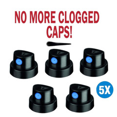5 Spray Paint Caps for Montana Gold Spray Paint – NO CAN