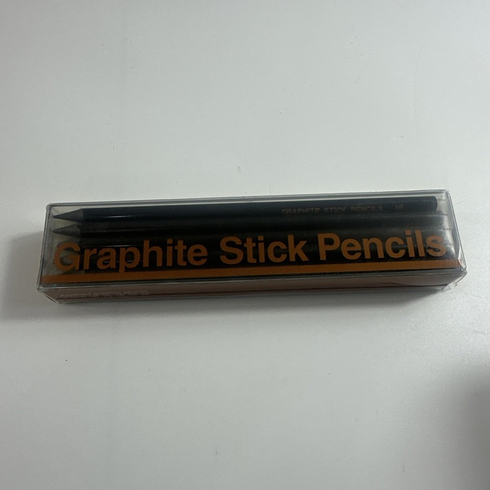 10 High Quality Graphite Stick Drawing Pencils (2 each: HB, 2B, 4B, 6B, 8B)