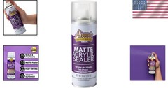 Durable Clear Acrylic Sealer Spray, 6oz – Matte Finish Ideal for Crafts
