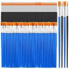 200-Pc Small Paint Brushes Set for Classroom