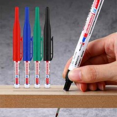 Deep Hole Marker Pen Waterproof Woodworking Tile Metal Long Head Oil Markers Pen