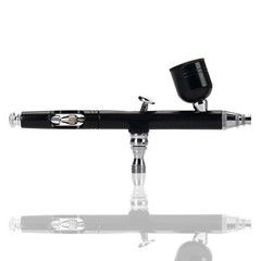 Dual Action Gravity Feed 0.3mm Gun Spray Airbrush Nail Art Paint Tattoo Tool Set