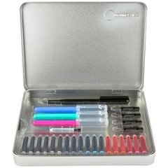 Manuscript Calligraphy Compendium Set 29 Piece (4 Pens, 5 nibs, 18 Cartridges)