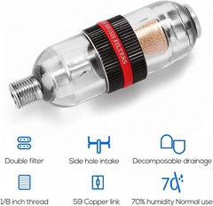 Mini Airbrush Air Filter In-Line Water Separator Water-Trap Filter