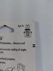 Fiskars Creative Works Protractor with Swing Bar Shatter-Resistant Drawing Tool
