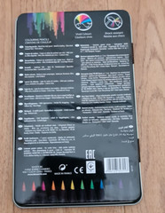 BIC Conte Colouring Pencils – Wood Free Colouring Pencils – Tin of 12