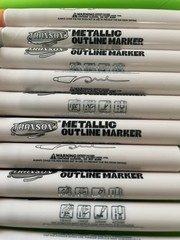 Transon Metallic Outline Markers Set Of 10