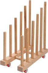 BROTOSPAC Artwork Storage Rack with Brake Caster Wheels,Art Drying Rack, Canv…