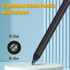 KUCHEY Art Supplies Teen Girl Boys Gifts Trendy Stuff, 12 Colored Rainbow Pen…