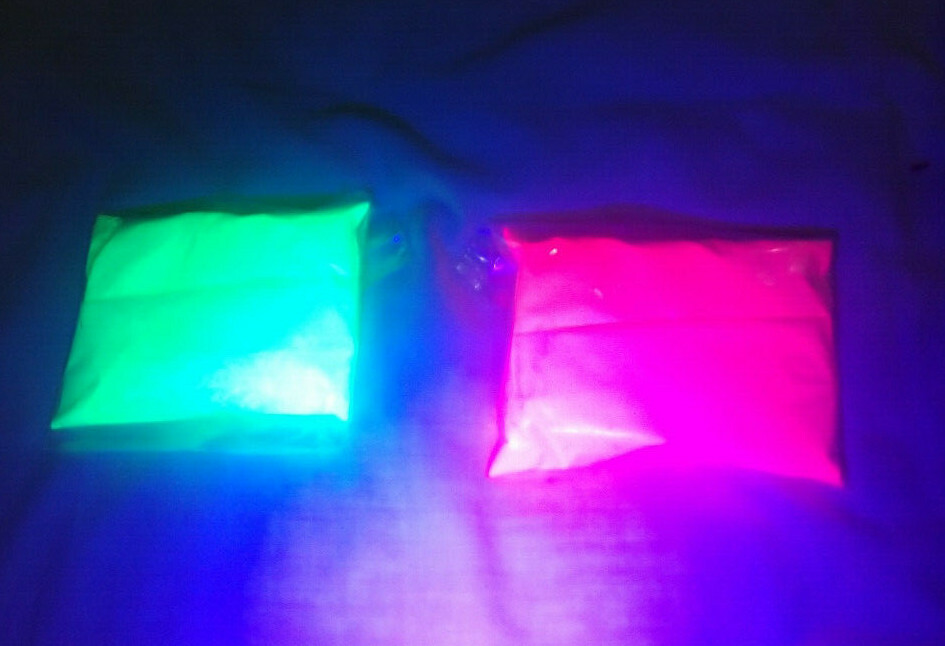 10g 20g Red Green UV Phosphor reflective pigment – lights up under UV light
