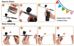 Portable Compressor Air Compressor Kit Cordless Paint Spray Gun Nail Art Tattoo