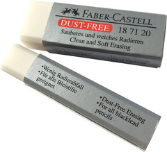 [Pack of 4] LARGE Eraser Dust Free Clean and Soft Erasing for ART, OFFICE, SCHO
